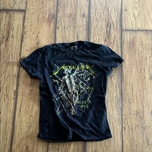 Black Graphic Short Sleeve Metallica …And Justice for All Tee